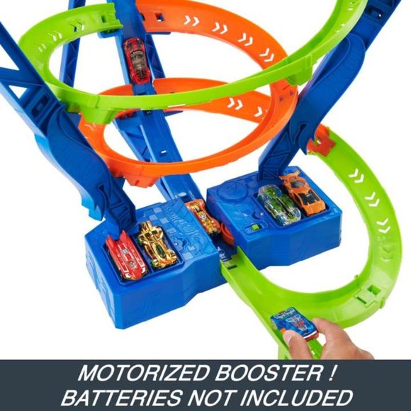 Hot Wheels Action Spiral Speed Crash Track Set Motorized Booster🆕⌚📦🏃💨🚚 - Picture 5 of 16